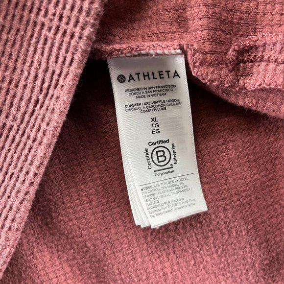 Athleta Coaster Luxe Waffle Hoodie XL - Picture 12 of 14